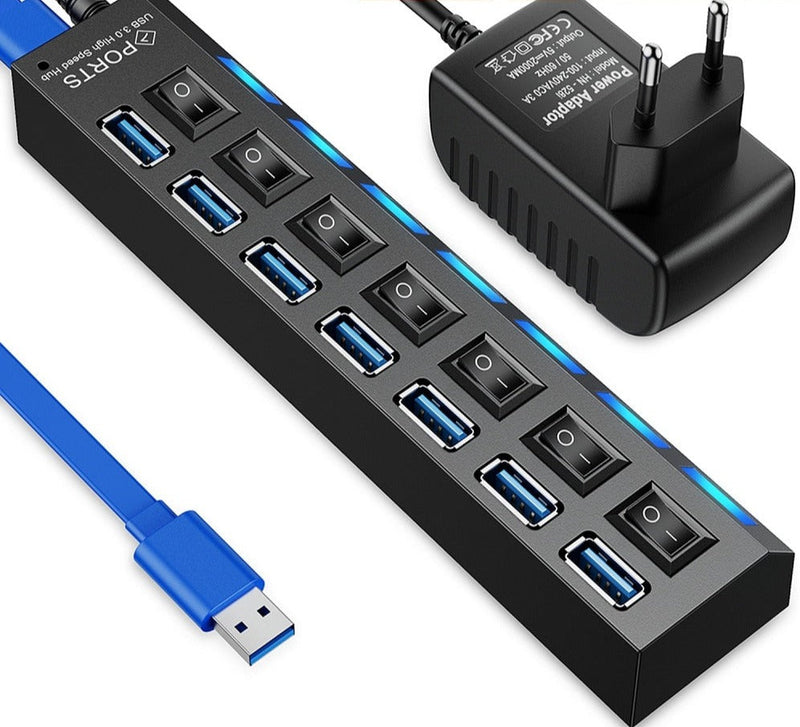 USB Hub 3.0 e 2.0