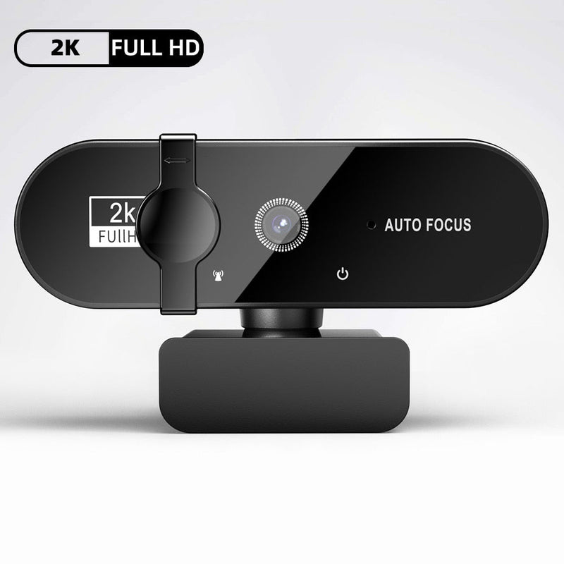 Webcam 4k, 2K e 1080p mini câmera