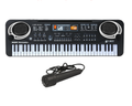 Mini Piano Portátil USB Digital 61 Teclas Elétrico+Microfone/SK-19